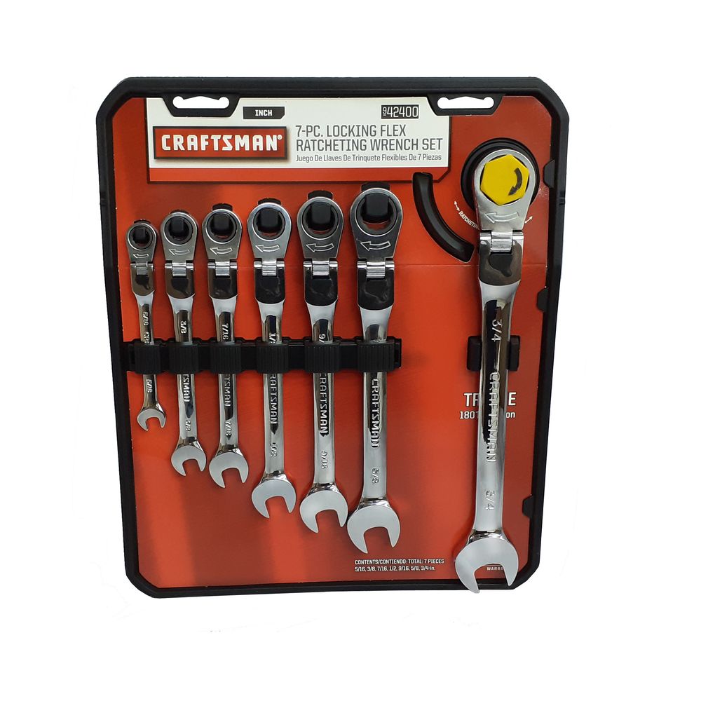 JUEGO DE 8 LLAVES REVERSIBLES CRAFTSMAN 942405 - ferreteriabehza