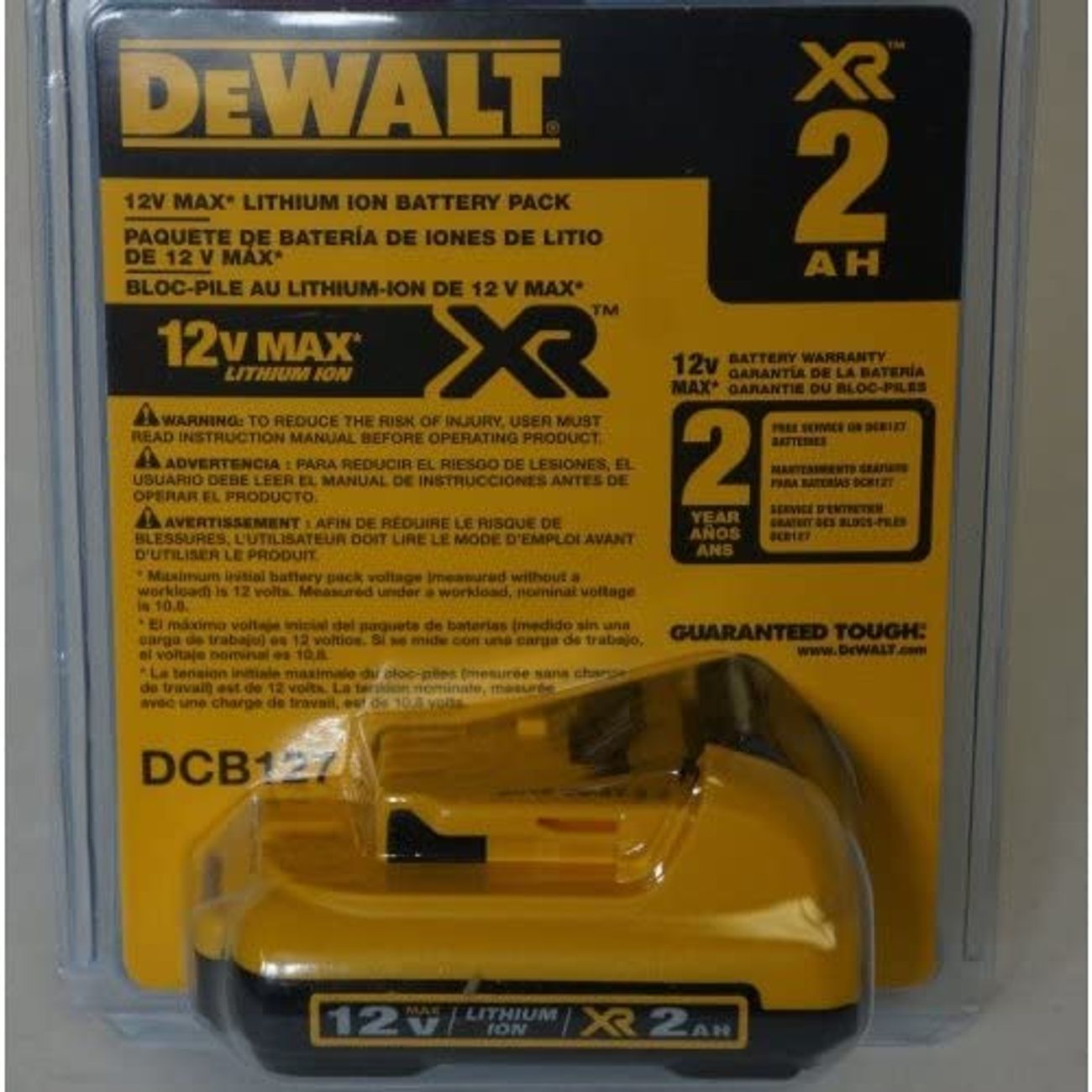 Аккумулятор dewalt dcb127